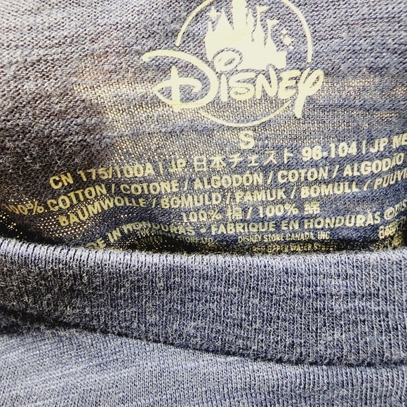 DISNEY blue men's t-shirt size S - Picture 3 of 6